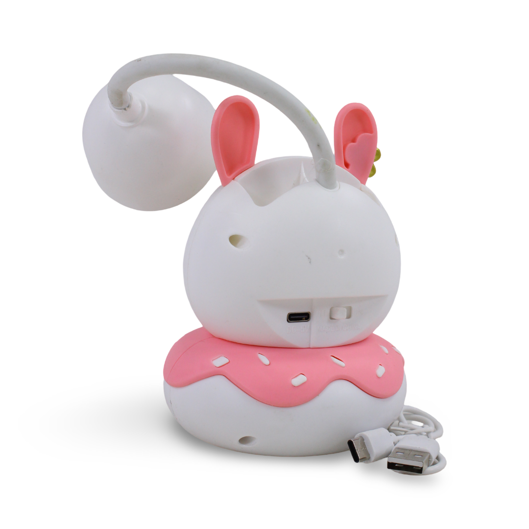 Labubu LED Night Light and Desk Lamp – White