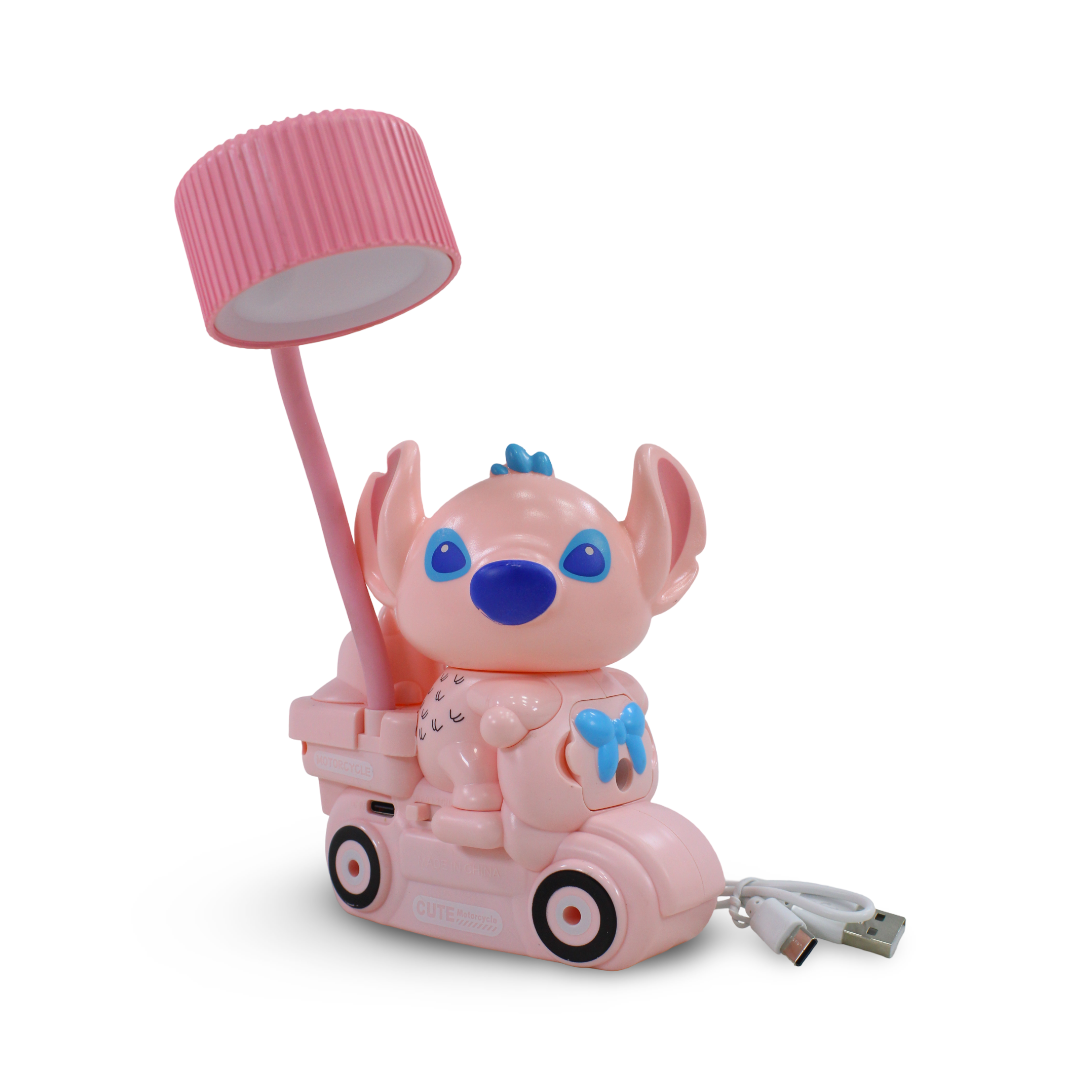Stitch LED Night Light and Desk Lamp – Pink