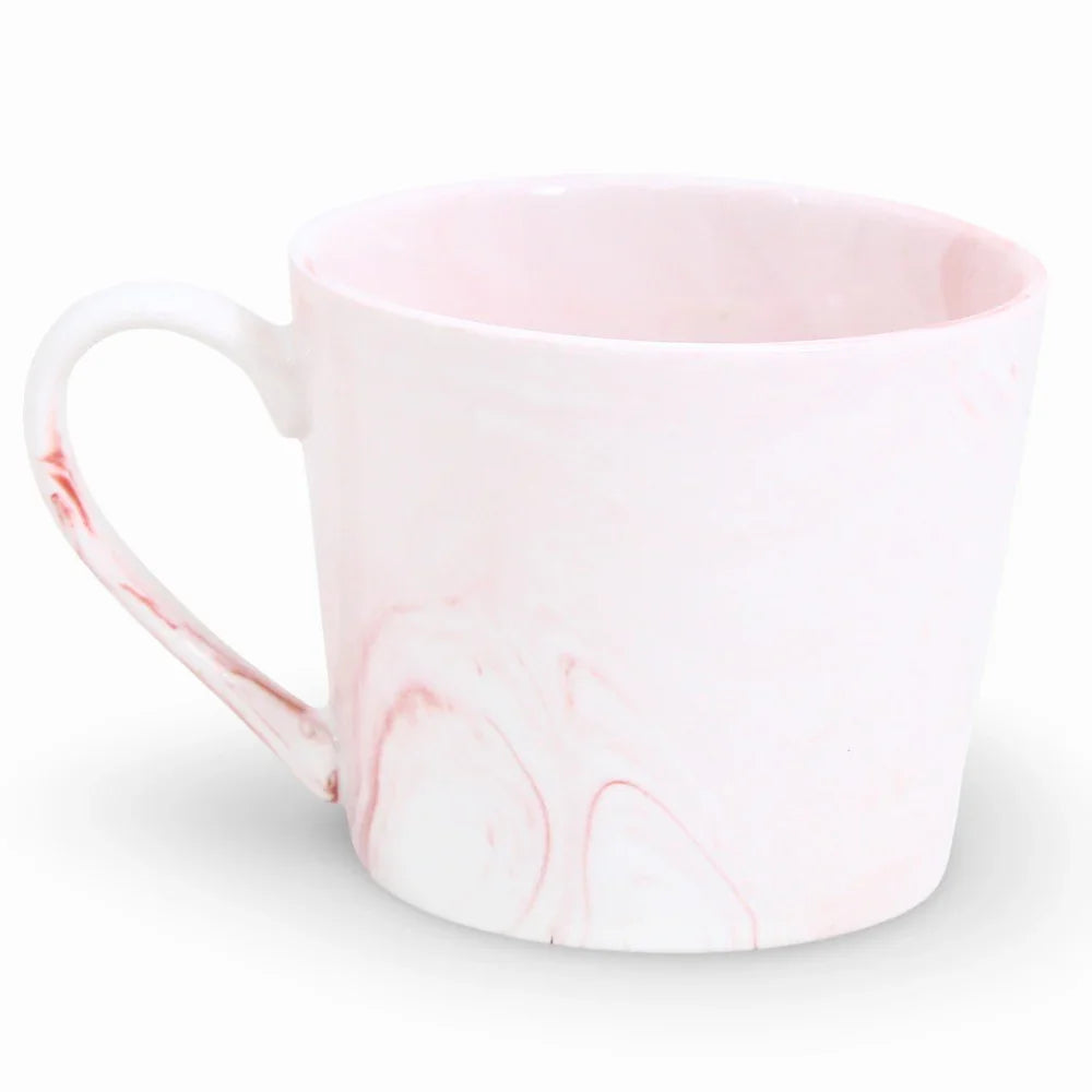 Porcelain Mug – Pink with Stitch Design
