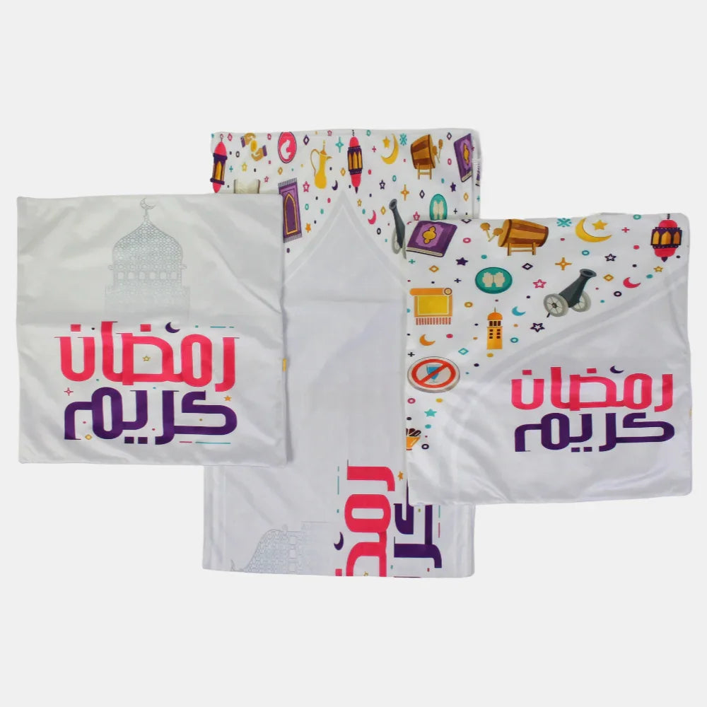 Velvet Runner & Cushion Set – Ramadan Kareem