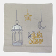 Luxury Embroidered Ramadan Kareem Cushion Cover