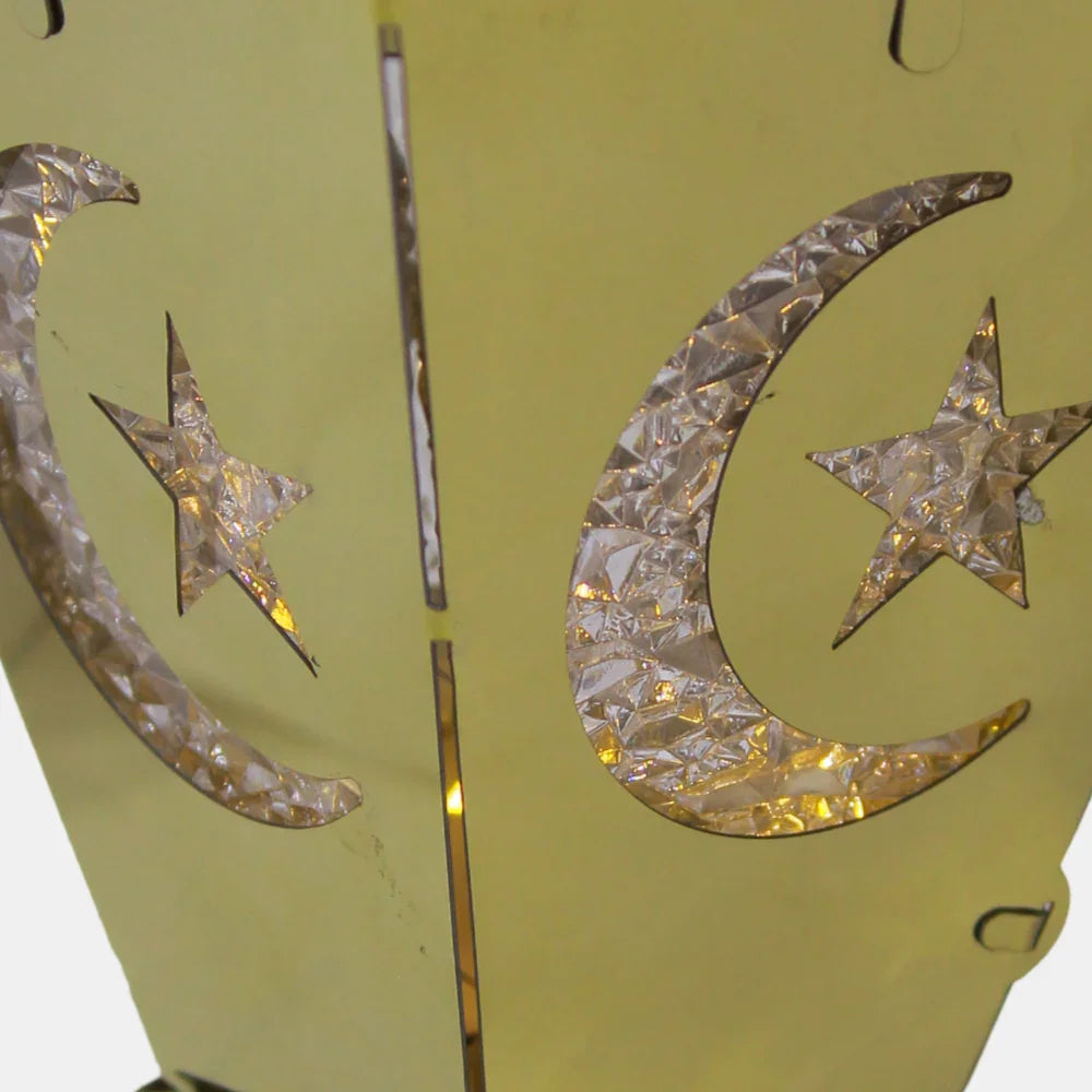 Stainless Steel Square Lantern | Ramadan Decor