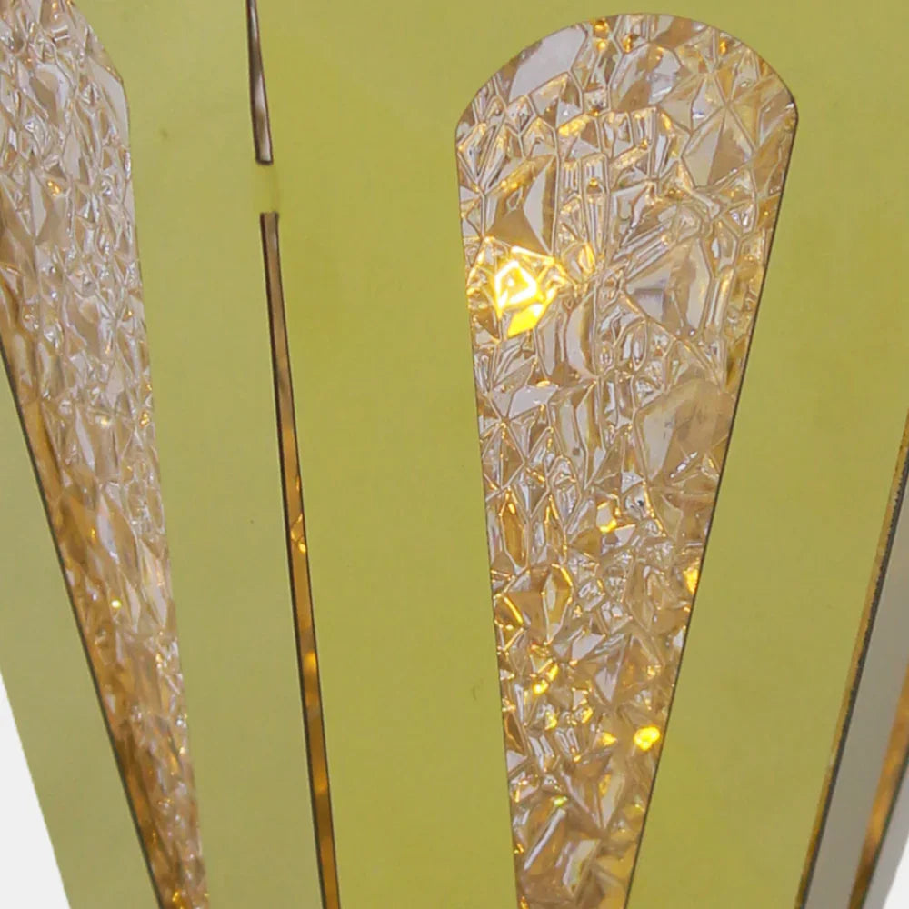 Stainless Steel Hexagonal Lantern Ramadan Decor