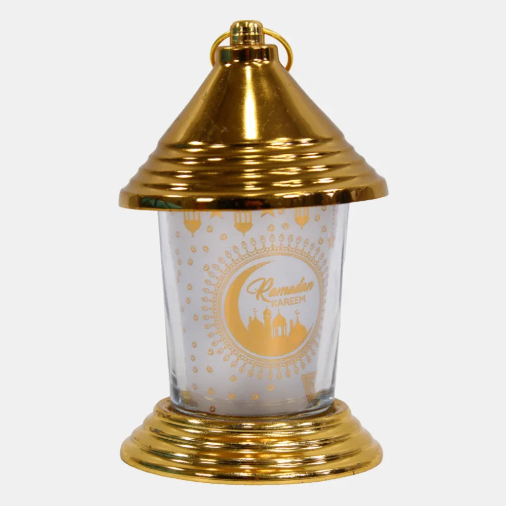 Golden Frosted Ramadan Lantern