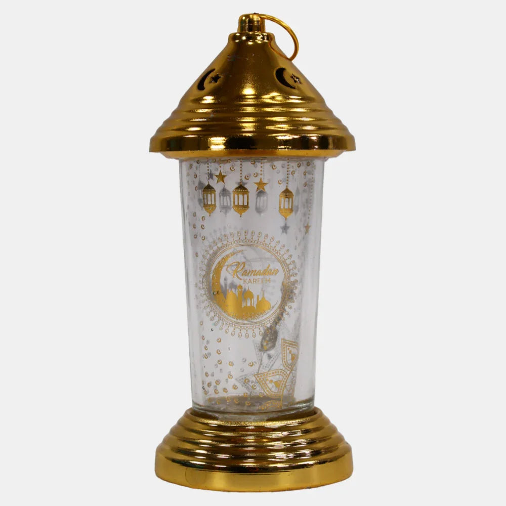 Golden Frosted Ramadan Lantern