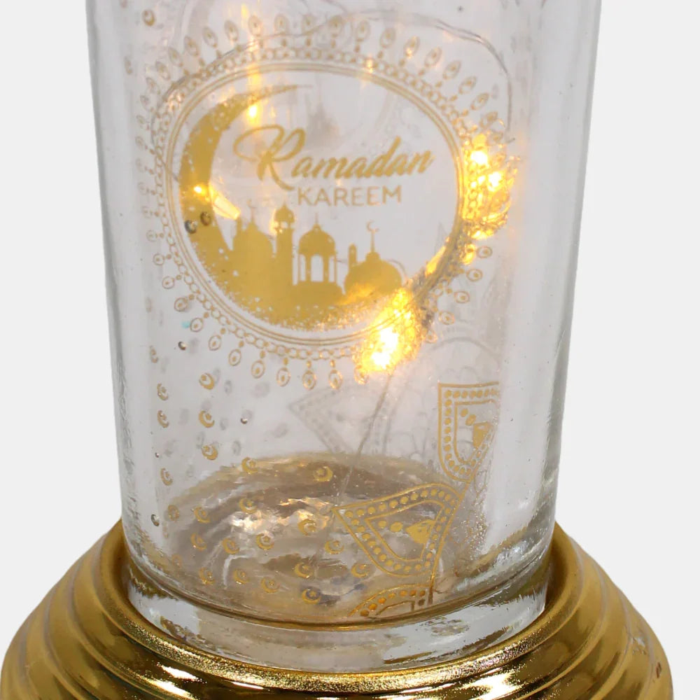 Golden Frosted Ramadan Lantern