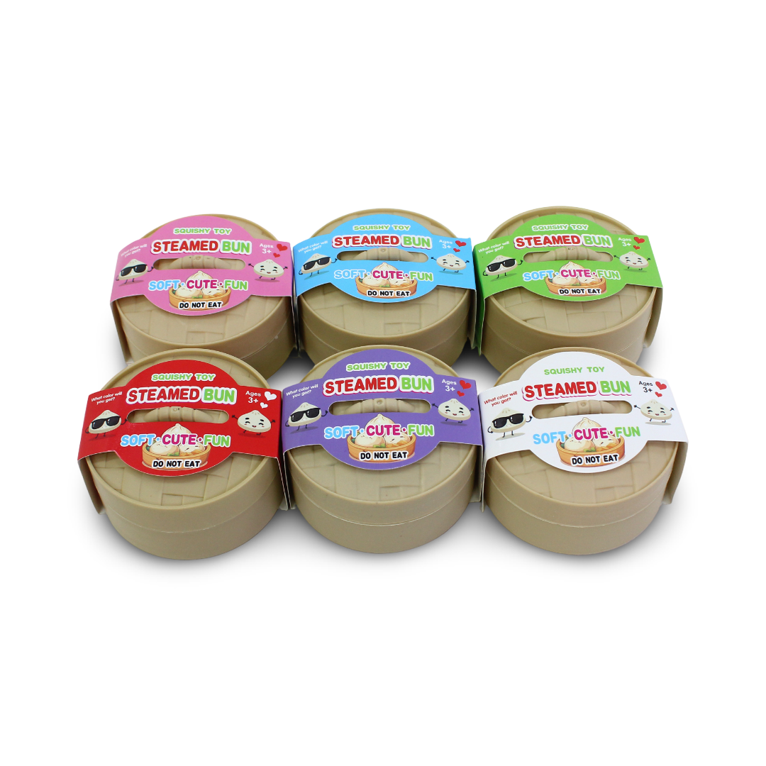 Steamed Bun Squishy Toy (1 Pcs) - Toys - OKO