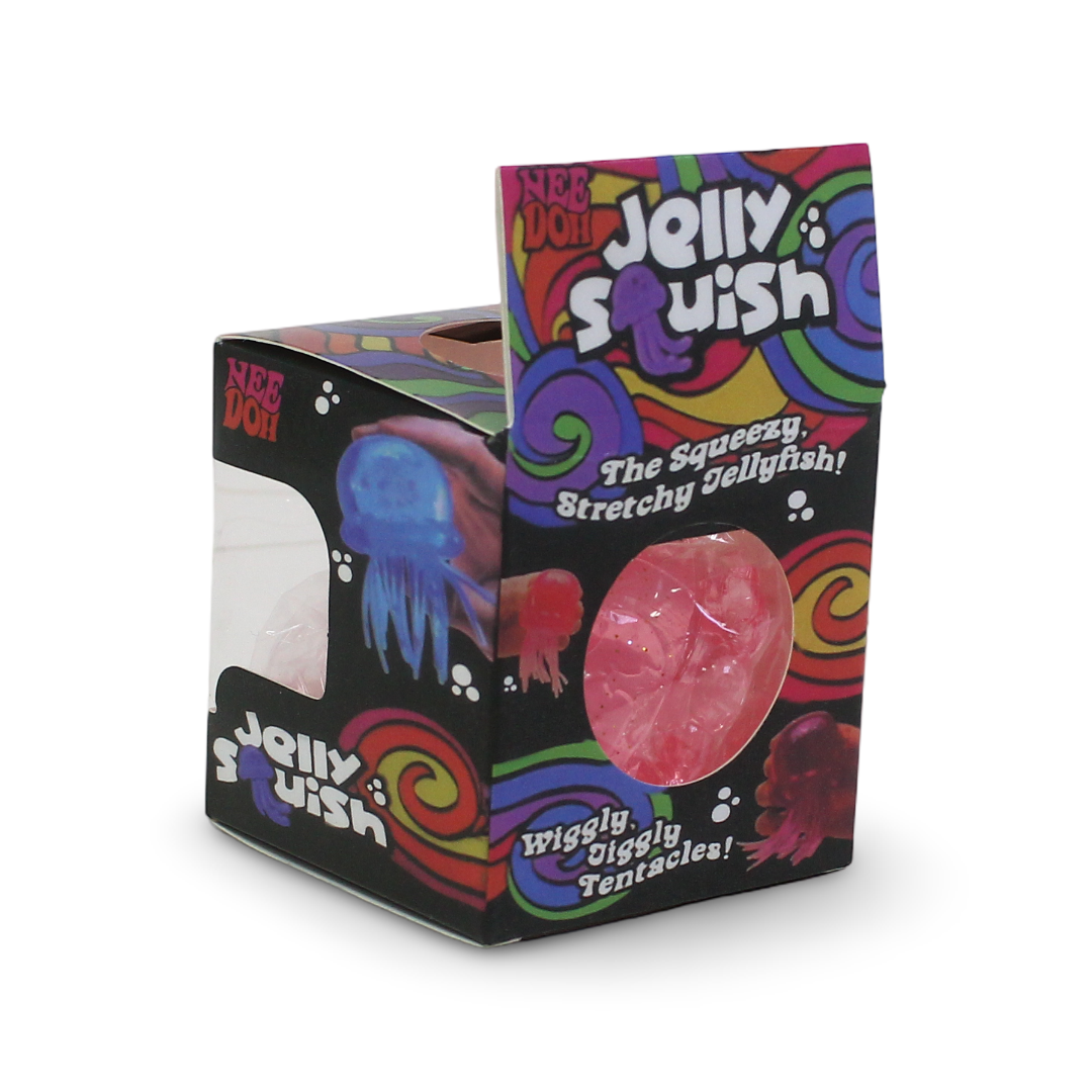 Nee Doh Jelly Squish Sensory Toy – Pink
