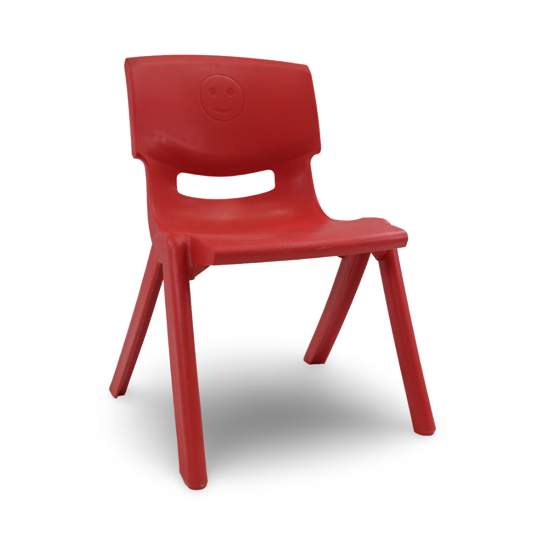 Plastic Children's Chair – Red