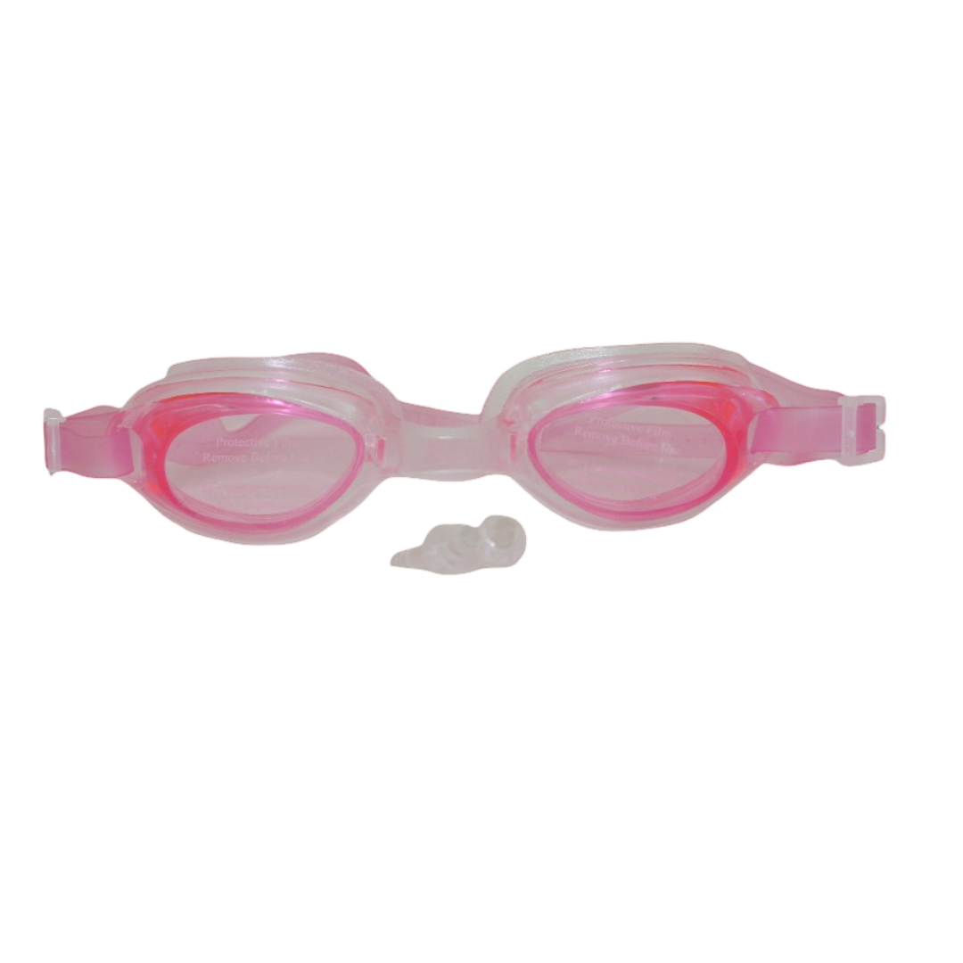 Silicone Swimming Goggles – Pink