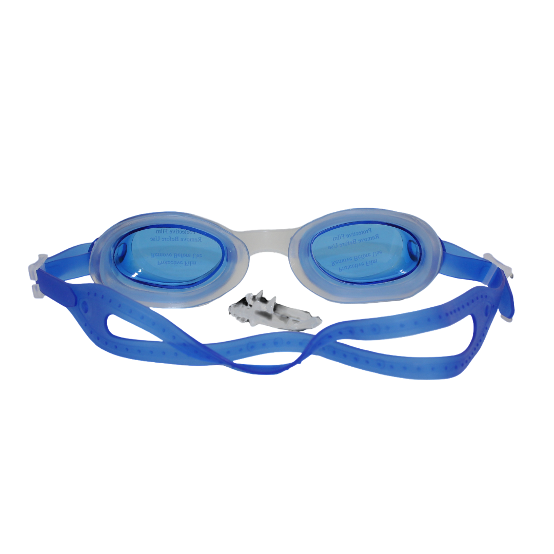 Silicone Swimming Goggles – Blue