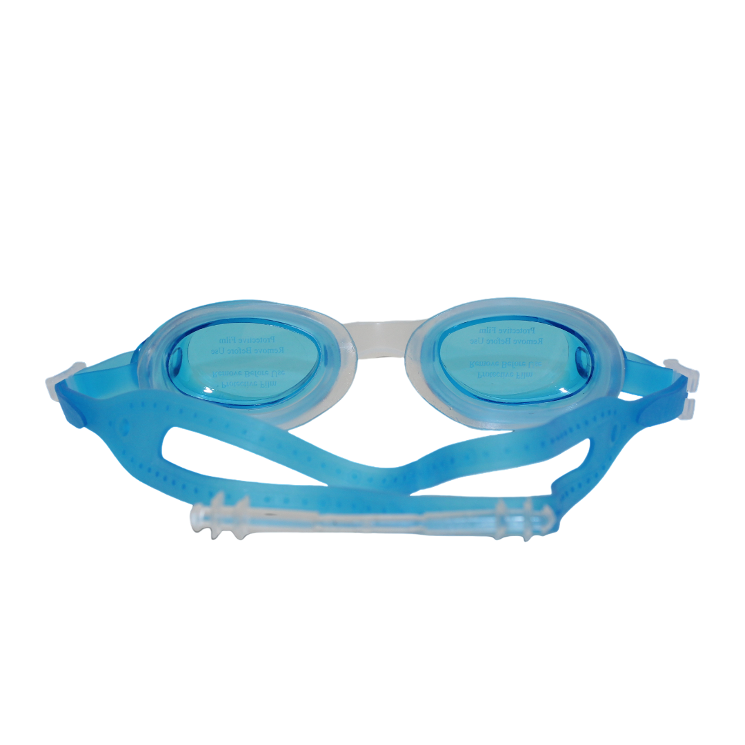 Silicone Swimming Goggles – Baby Blue