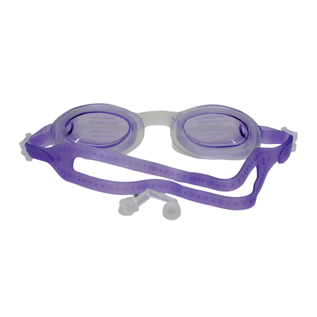 Silicone Swimming Goggles – Purple
