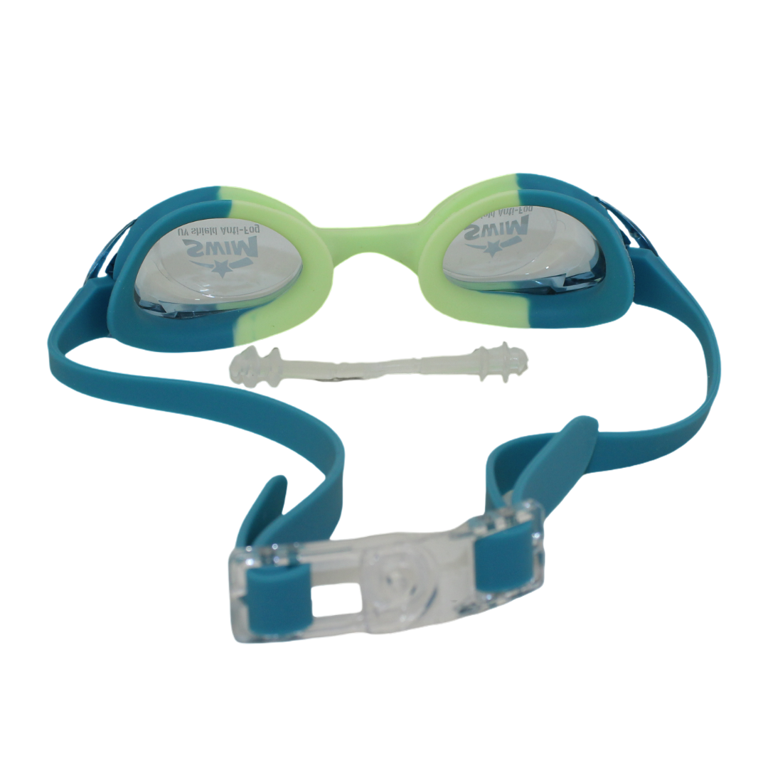 Children's Swimming Goggles – Green