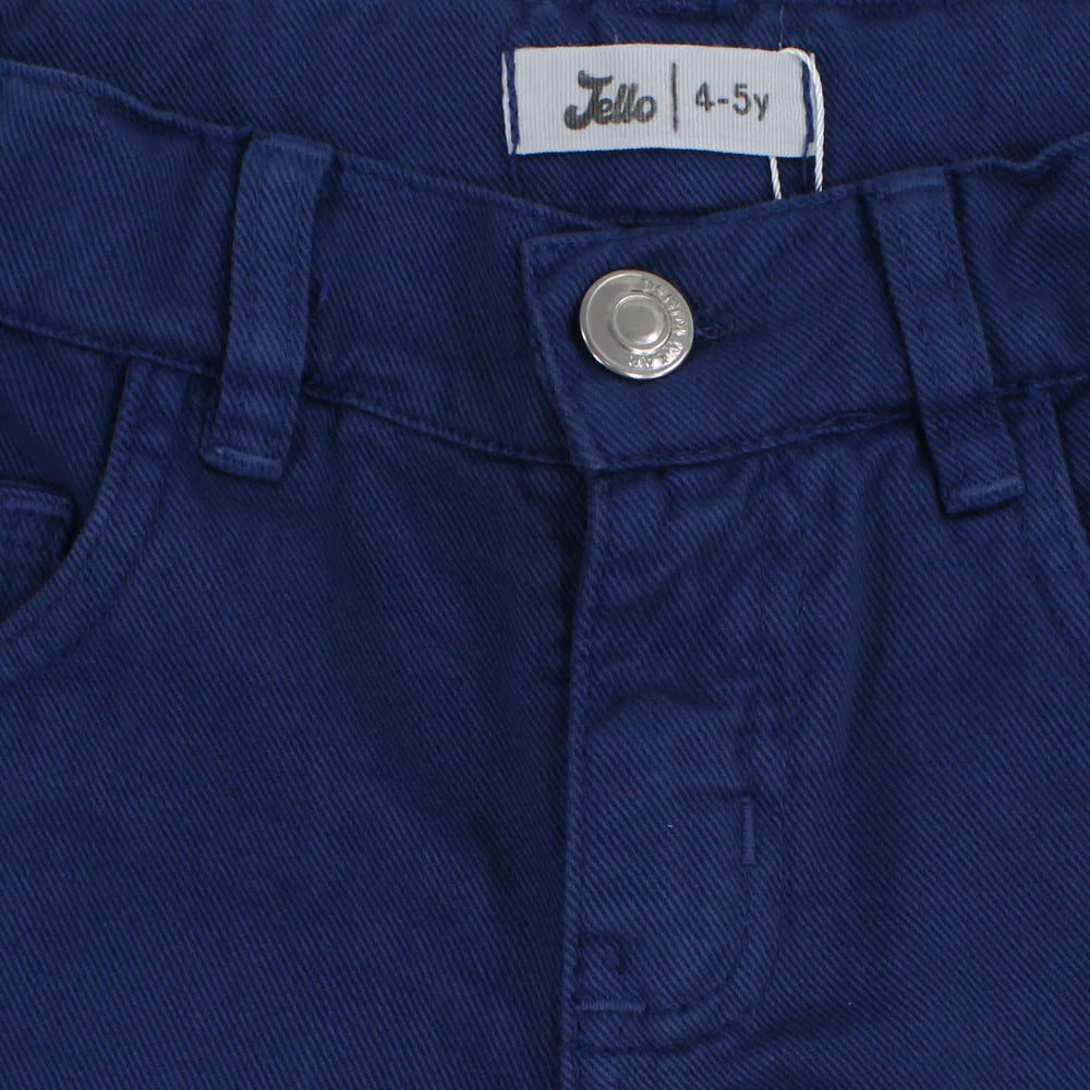 Boys Gabardine Shorts – Indigo
