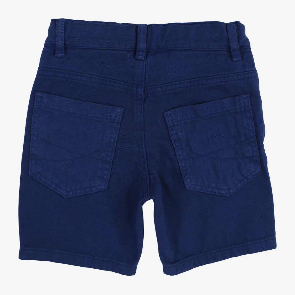 Boys Gabardine Shorts – Indigo