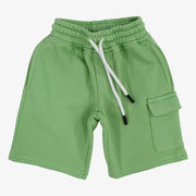 Boys Cotton Shorts – Green