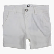 Baby Boys Gabardine Shorts – Off-White
