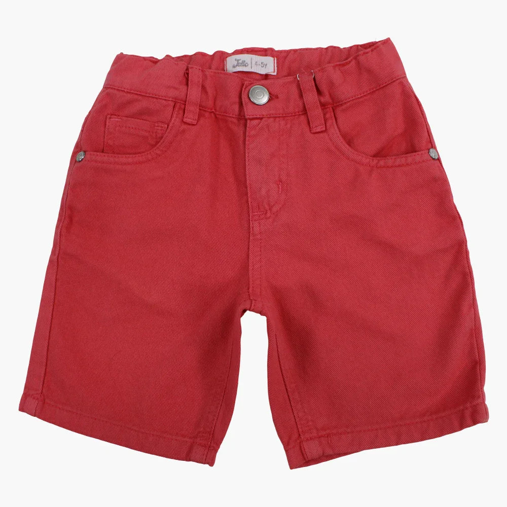 Boys Gabardine Shorts – Watermelon