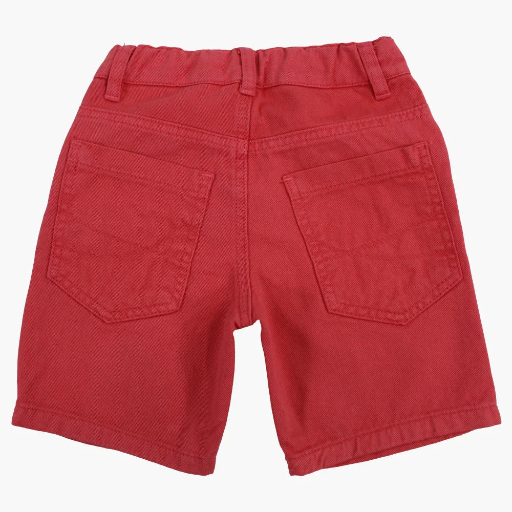 Boys Gabardine Shorts – Watermelon