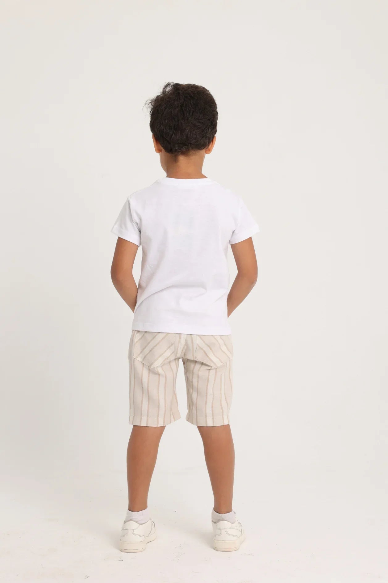 Baby Boys T-Shirt – Little Pirate (White)