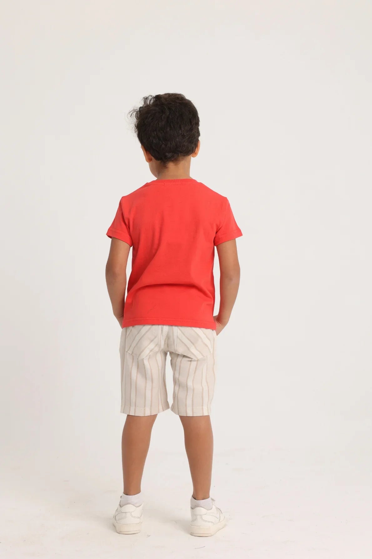 Baby Boys Short-Sleeved T-Shirt – Red Little Pirate