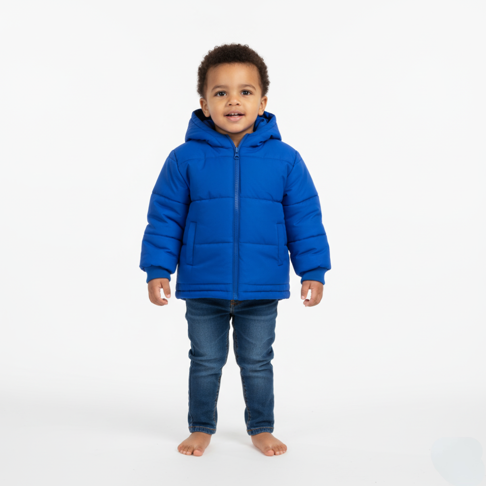 Unisex Waterproof Hooded Jacket – Blue