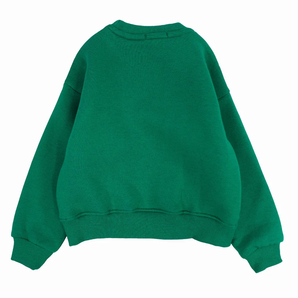 Unisex Plain Cotton Sweatshirt – Green