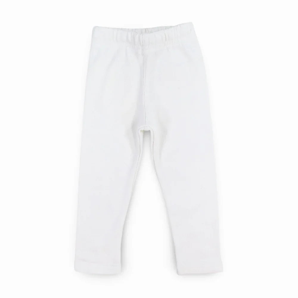 Girls Soft & Stretchy Everyday Leggings – Off-White