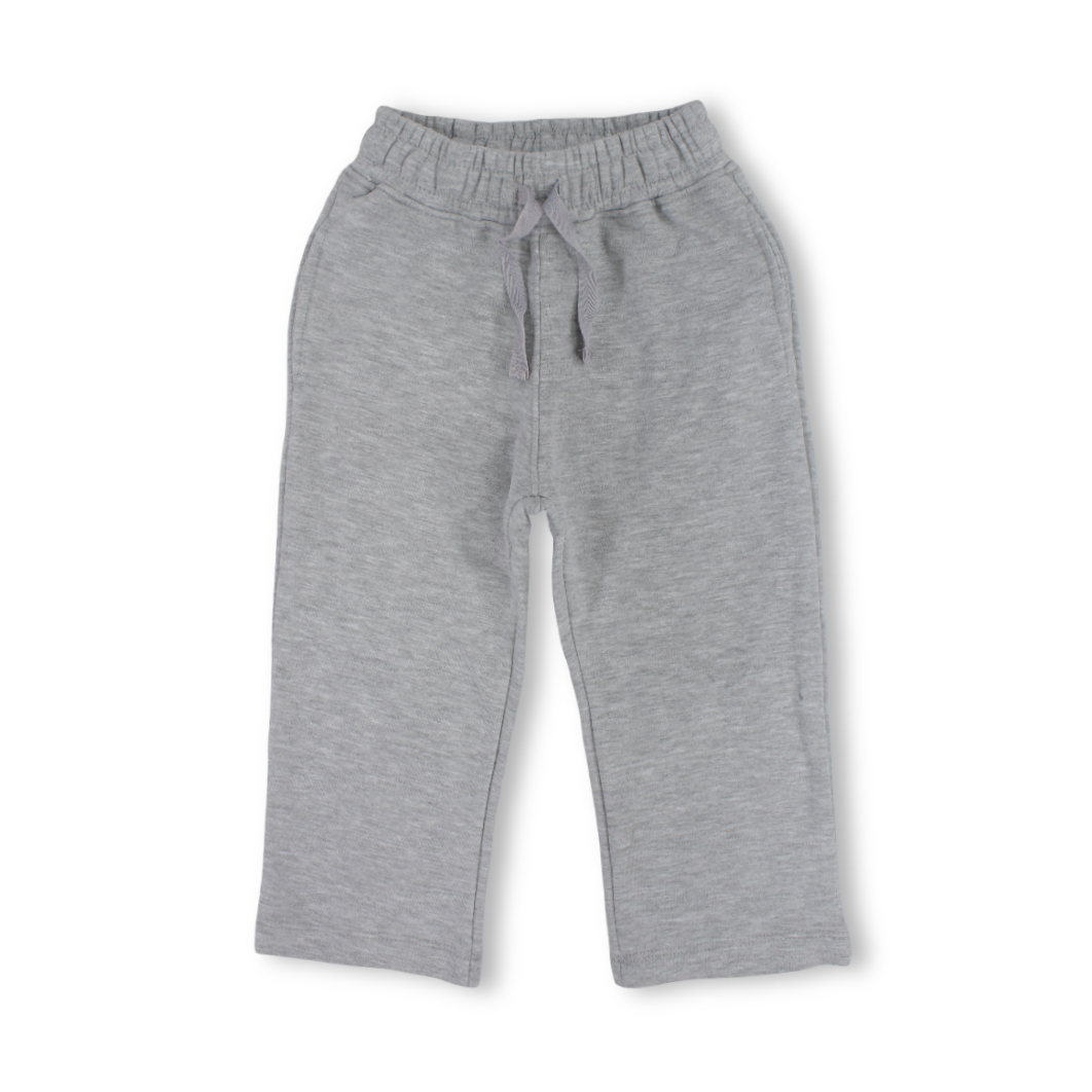 Unisex Cotton Sweatpants – Plain Light Grey