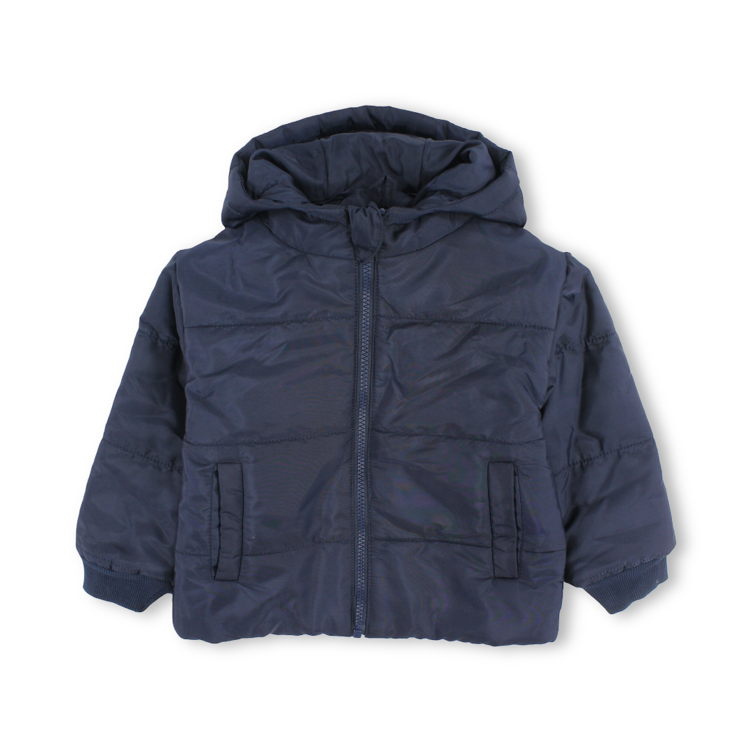 Unisex Kids Waterproof Jacket – Navy