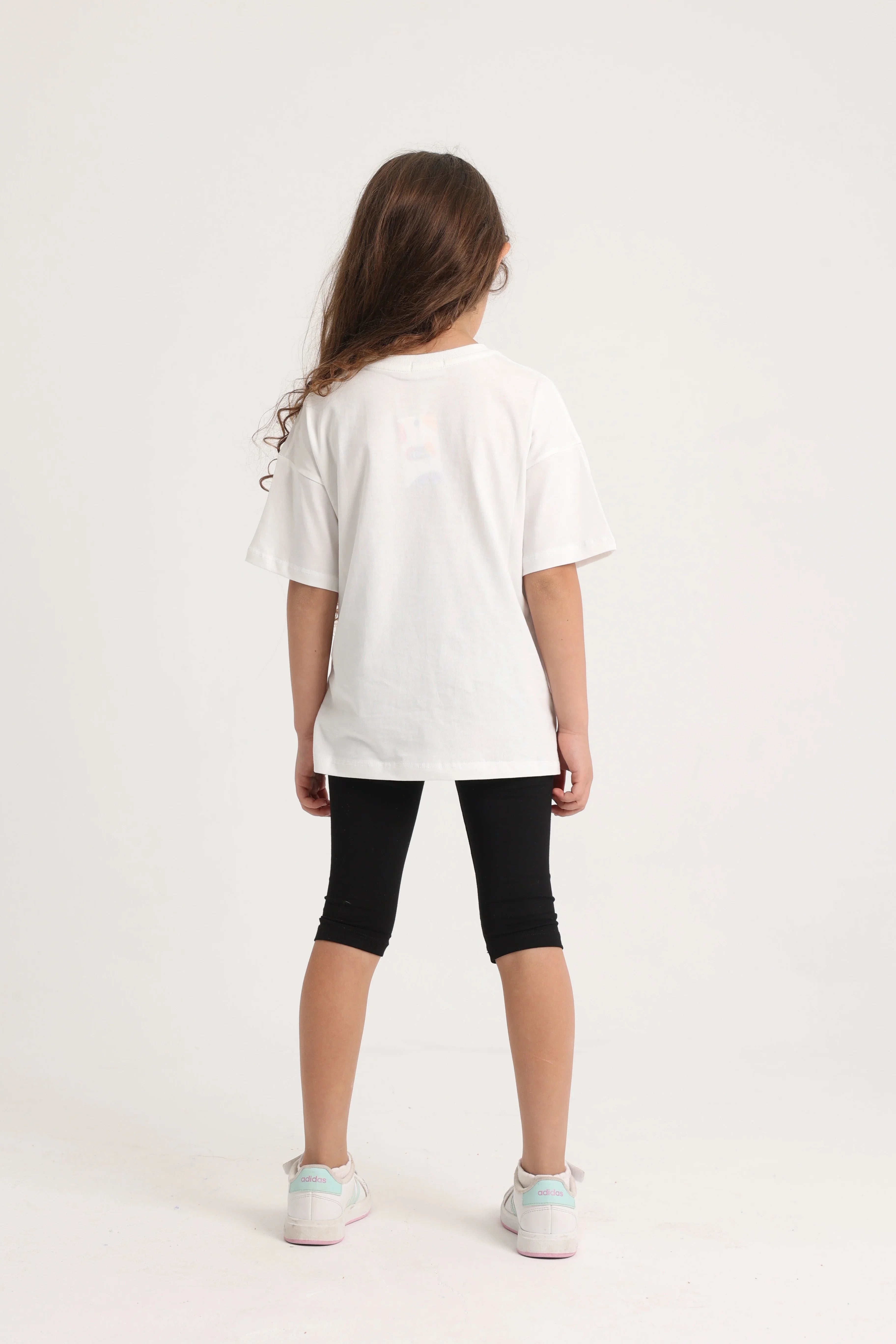 Unisex Kids Basic Cotton T-Shirt - White