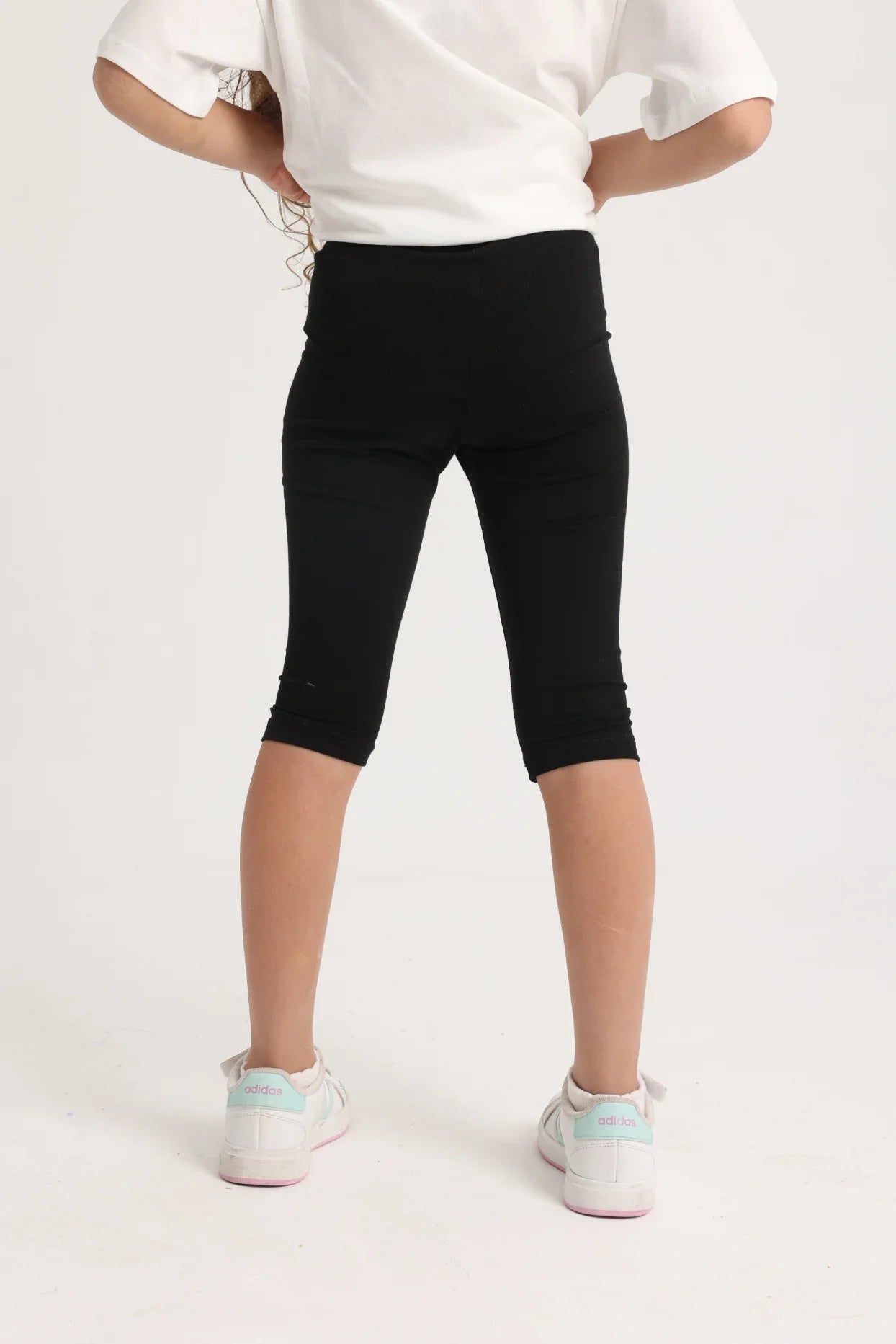 Girls Black Cotton Leggings – Pantcourt Style
