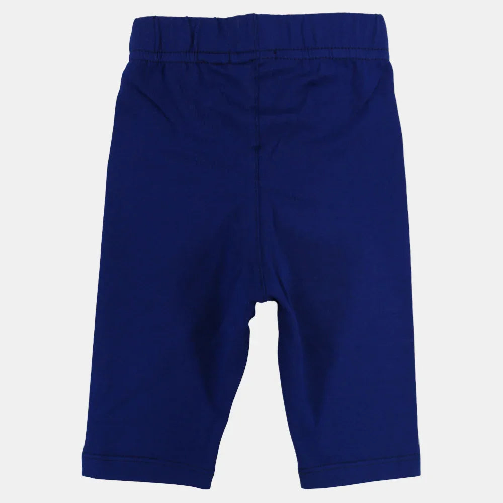 Girls Navy Cotton Leggings – Pantcourt Style