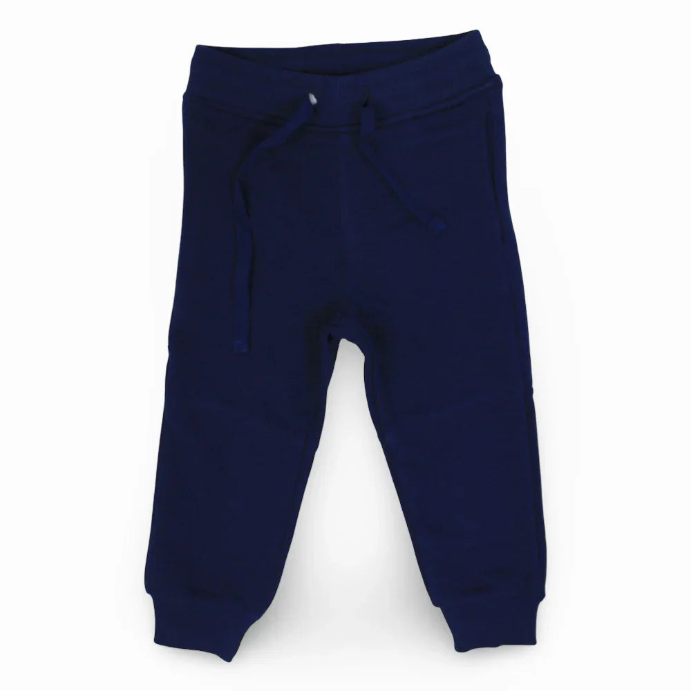 Unisex Plain Sweatpants – Navy