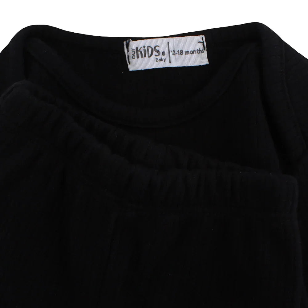 Unisex Baby Thermal Set – Black