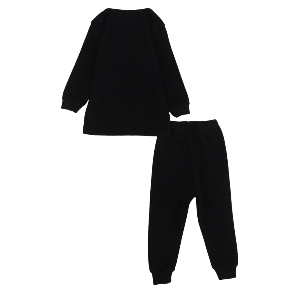 Unisex Baby Thermal Set – Black