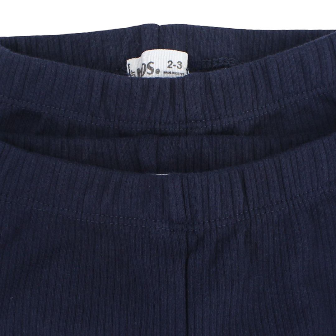 Unisex Cotton Ribbed Thermal Pants – Navy (Pack Of 2)
