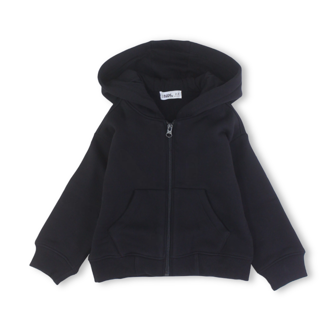 Unisex Cotton Hoodie – Black