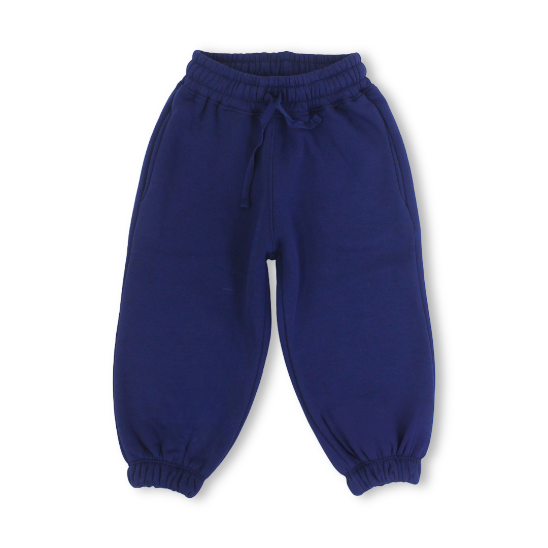 Unisex Cotton Sweatpants – Navy