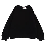 Unisex Plain Cotton Sweatshirt – Black