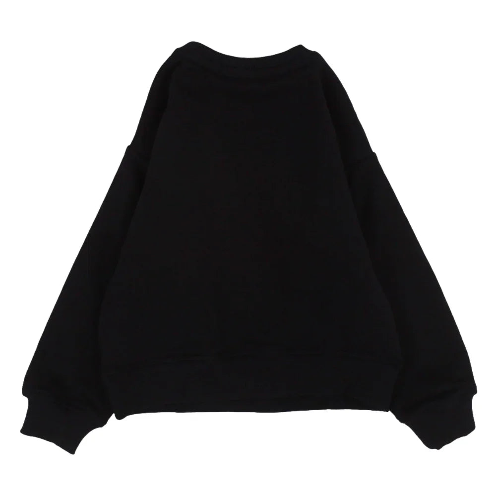 Unisex Plain Cotton Sweatshirt – Black