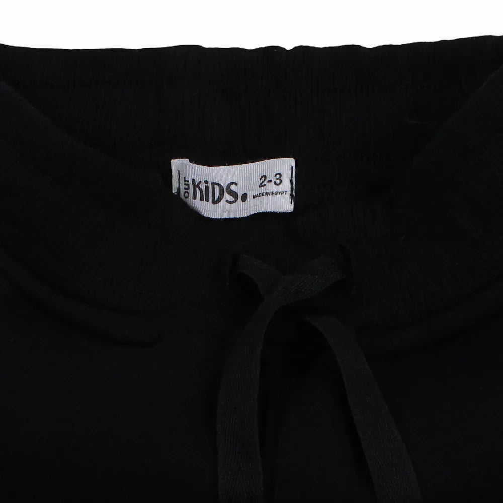 Unisex Plain Sweatpants - Black