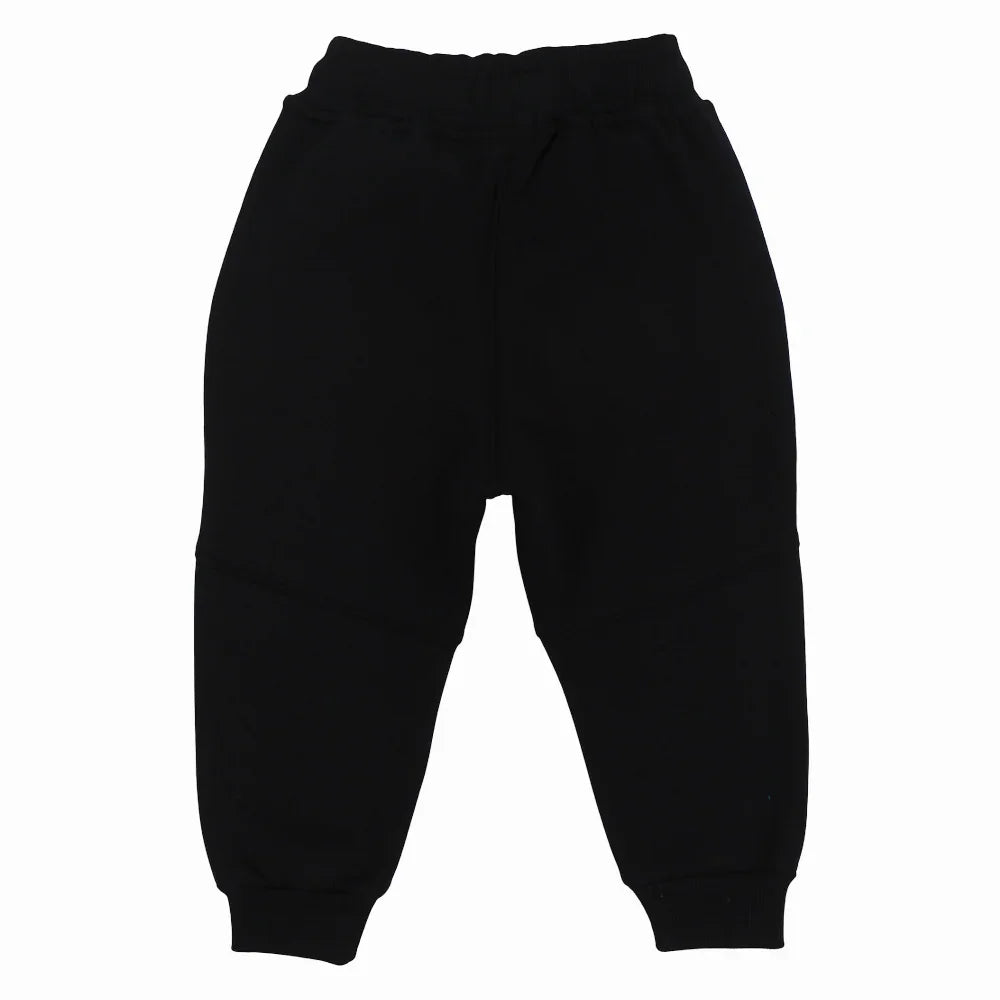 Unisex Plain Sweatpants - Black
