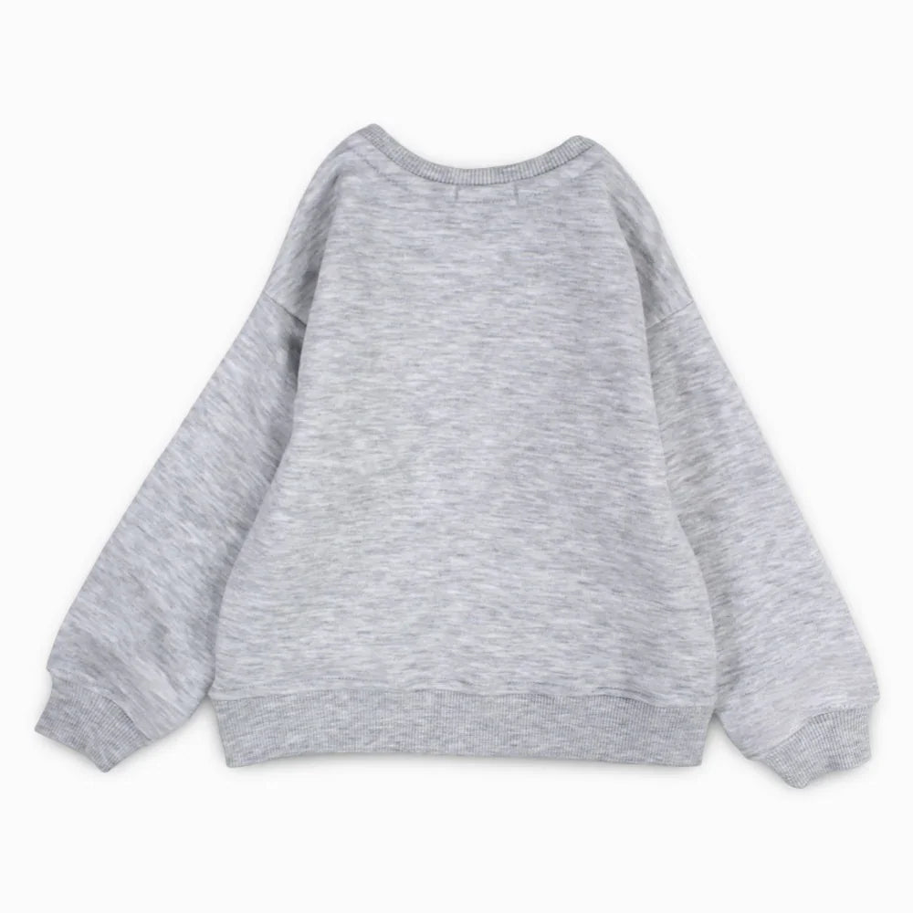 Unisex Plain Cotton Sweatshirt – Grey