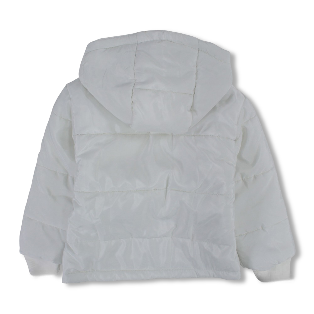 Unisex Waterproof Hooded Jacket – White