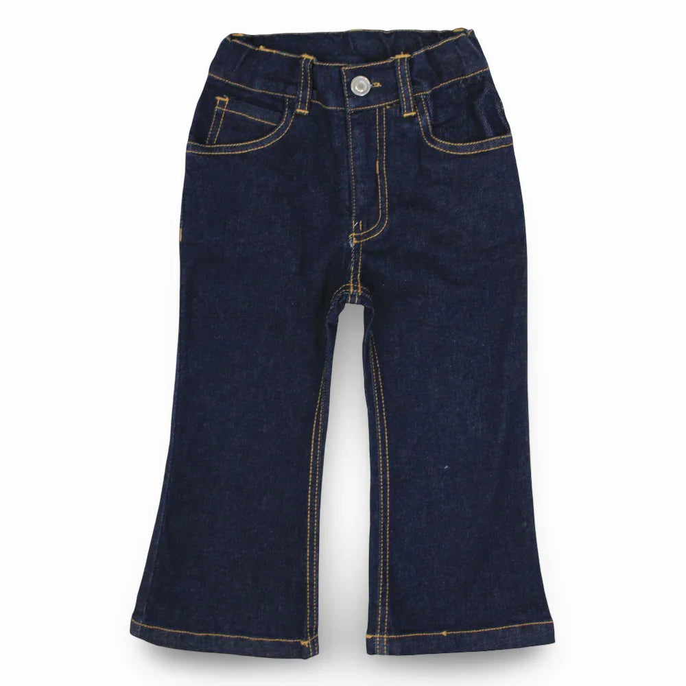 Girls Bootcut Jeans - Navy