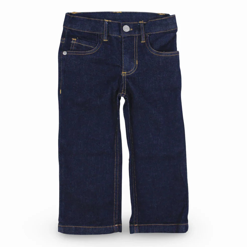 Girls Straight-Leg Jeans - Dark Jeans