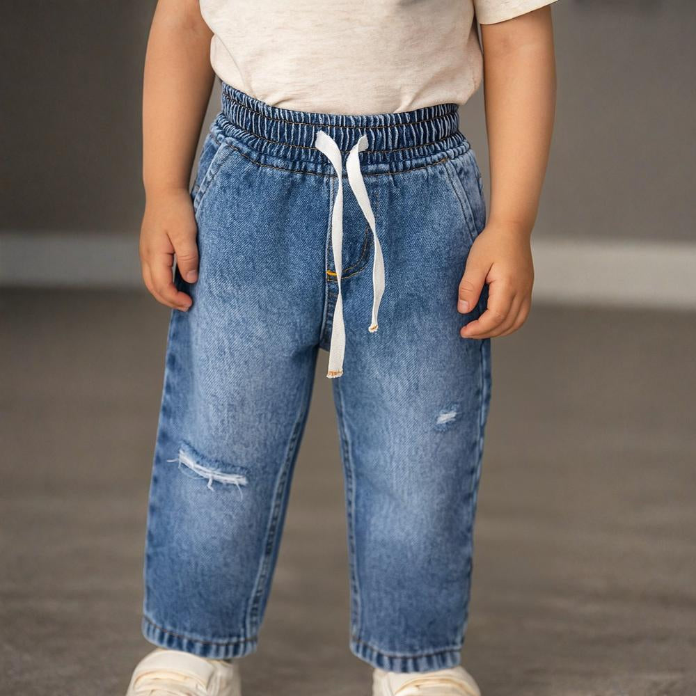 Boys Ripped Jeans - Blue - Clothing - Ourkids