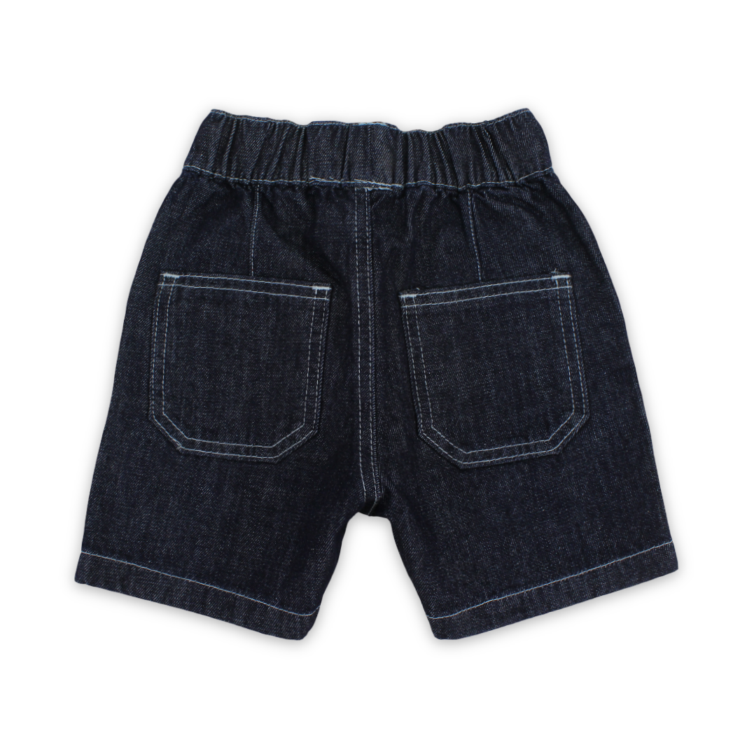 Unisex Denim Shorts – Dark Blue